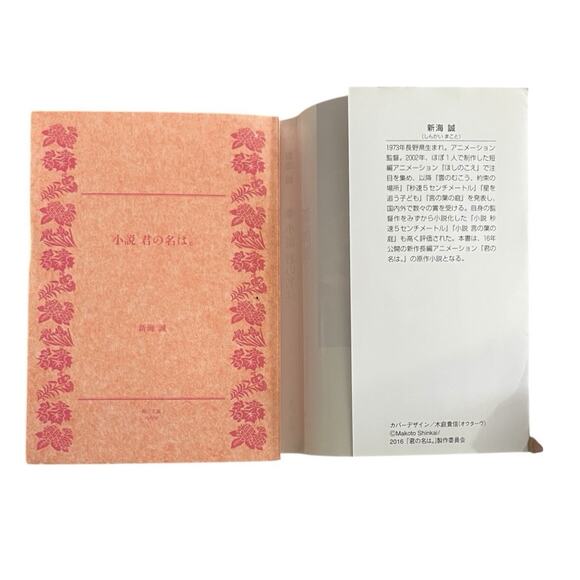 Kimi no Na wa Japanese novel Your Name Makoto Shinkai Kadokawa Original Obi - Picture 7 of 10